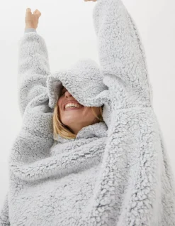 Women FatFace View All|Carrie Fluffy Snuggle Hoodie
