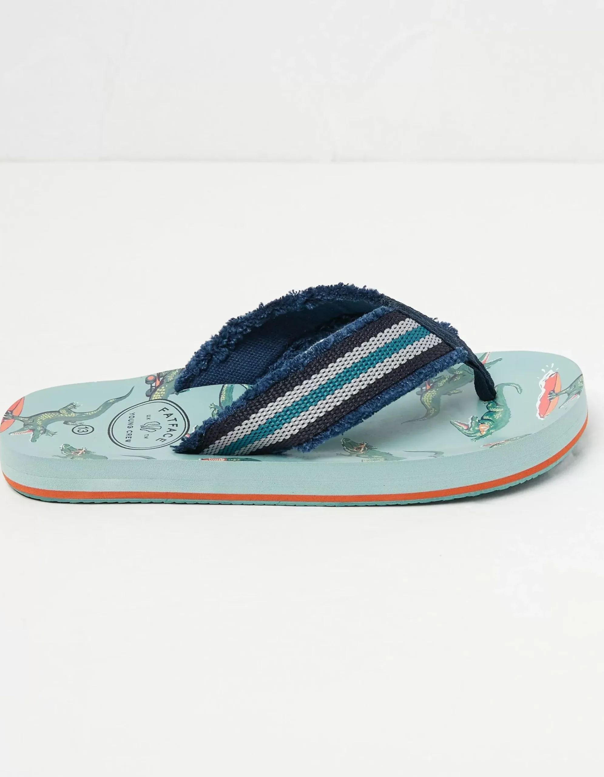 Boys FatFace View All|Carter Crocodile Flip Flops