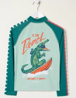 Boys FatFace View All|Carter Crocodile Rash Vest