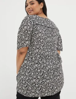 Women FatFace Shirts & Blouses|Cassidy Mono Vines Tunic
