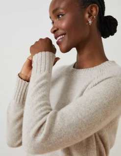 Women FatFace View All|Cassie Cashmere Crew Jumper