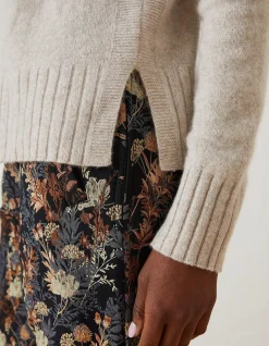 Women FatFace View All|Cassie Cashmere Crew Jumper