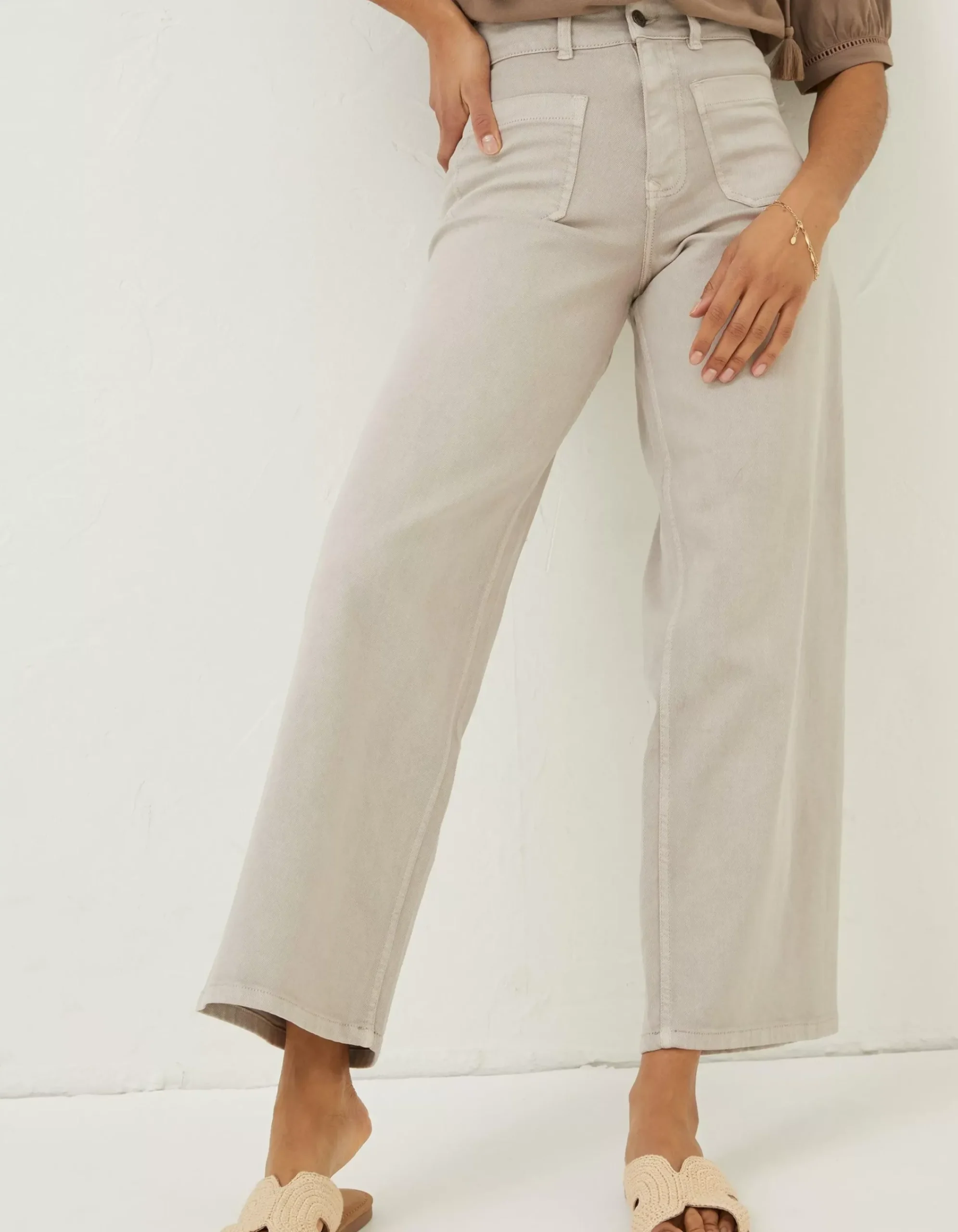 Women FatFace Jeans & Dungarees|Cassie Wide Leg Jeans