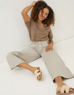 Women FatFace Jeans & Dungarees|Cassie Wide Leg Jeans