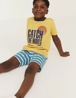 Boys FatFace View All|Catch The Waves Graphic T-Shirt