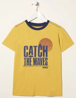 Boys FatFace View All|Catch The Waves Graphic T-Shirt