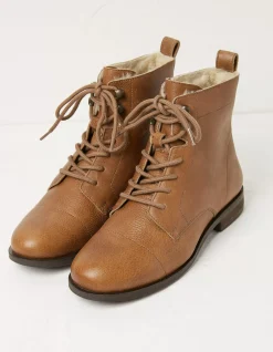 Women FatFace View All|Catrin Lace Up Ankle Boot