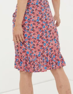 Women FatFace Skirts|Cece Woodblock Meadow Skirt