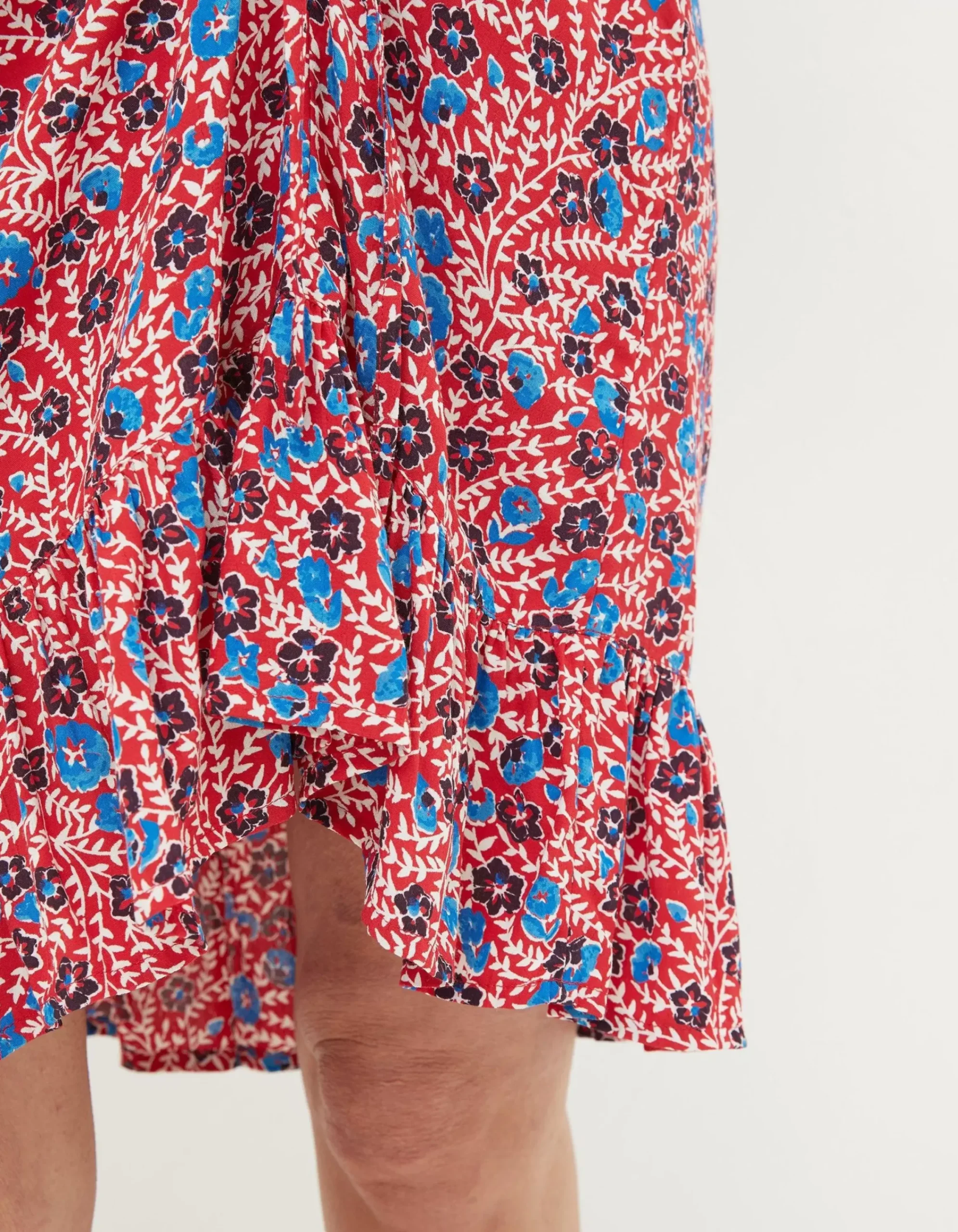 Women FatFace Skirts|Cece Woodblock Meadow Skirt