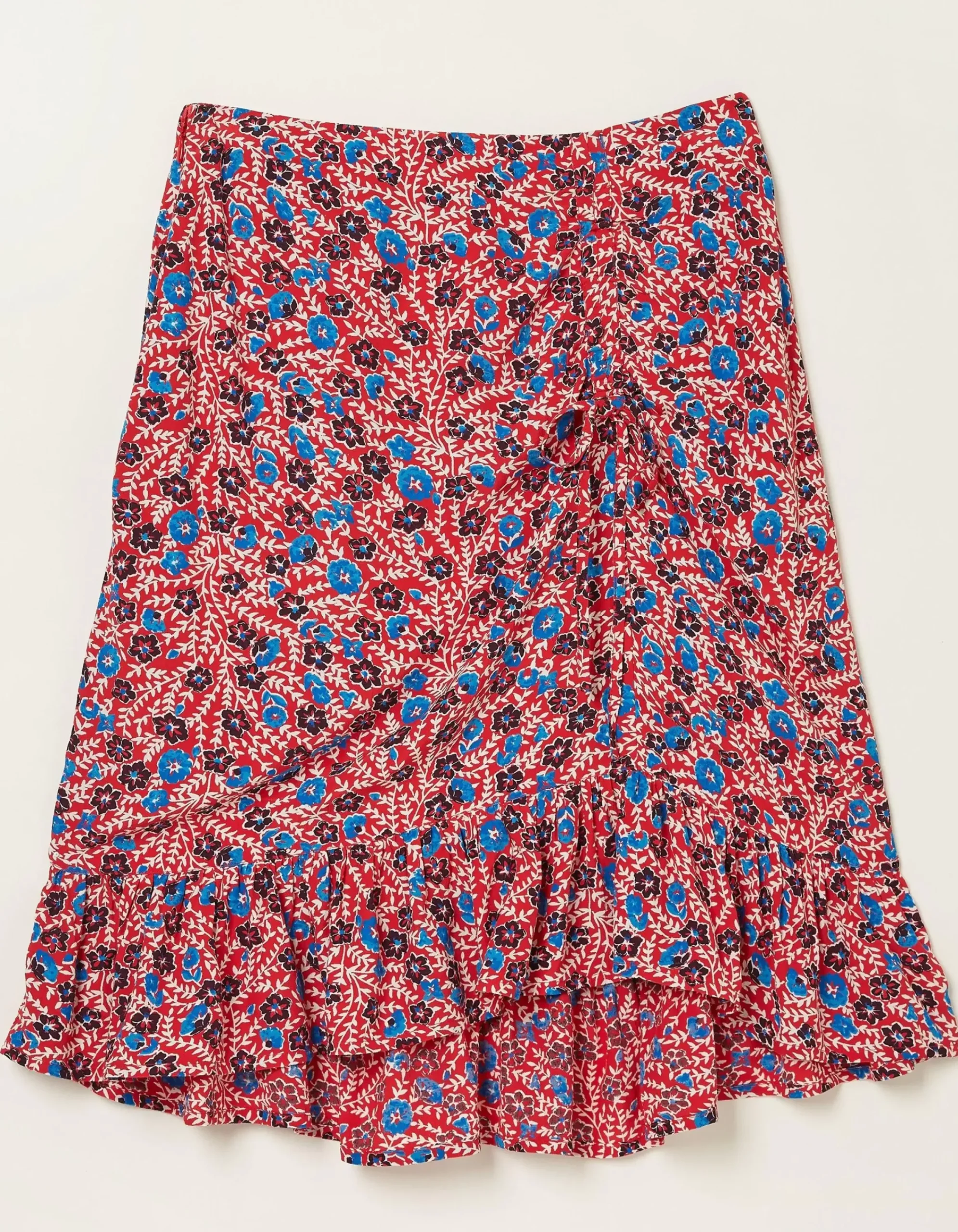 Women FatFace Skirts|Cece Woodblock Meadow Skirt