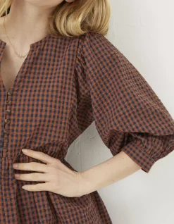 Women FatFace View All|Ceil Gingham Midi Dress