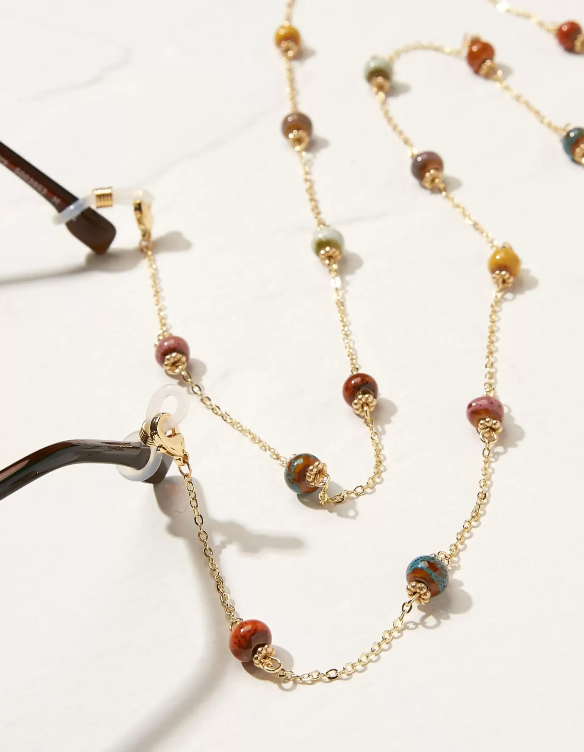 Women FatFace View All|Ceramic Bead Glasses Chain
