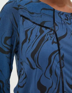 Women FatFace View All|Charlee Marble Print Top