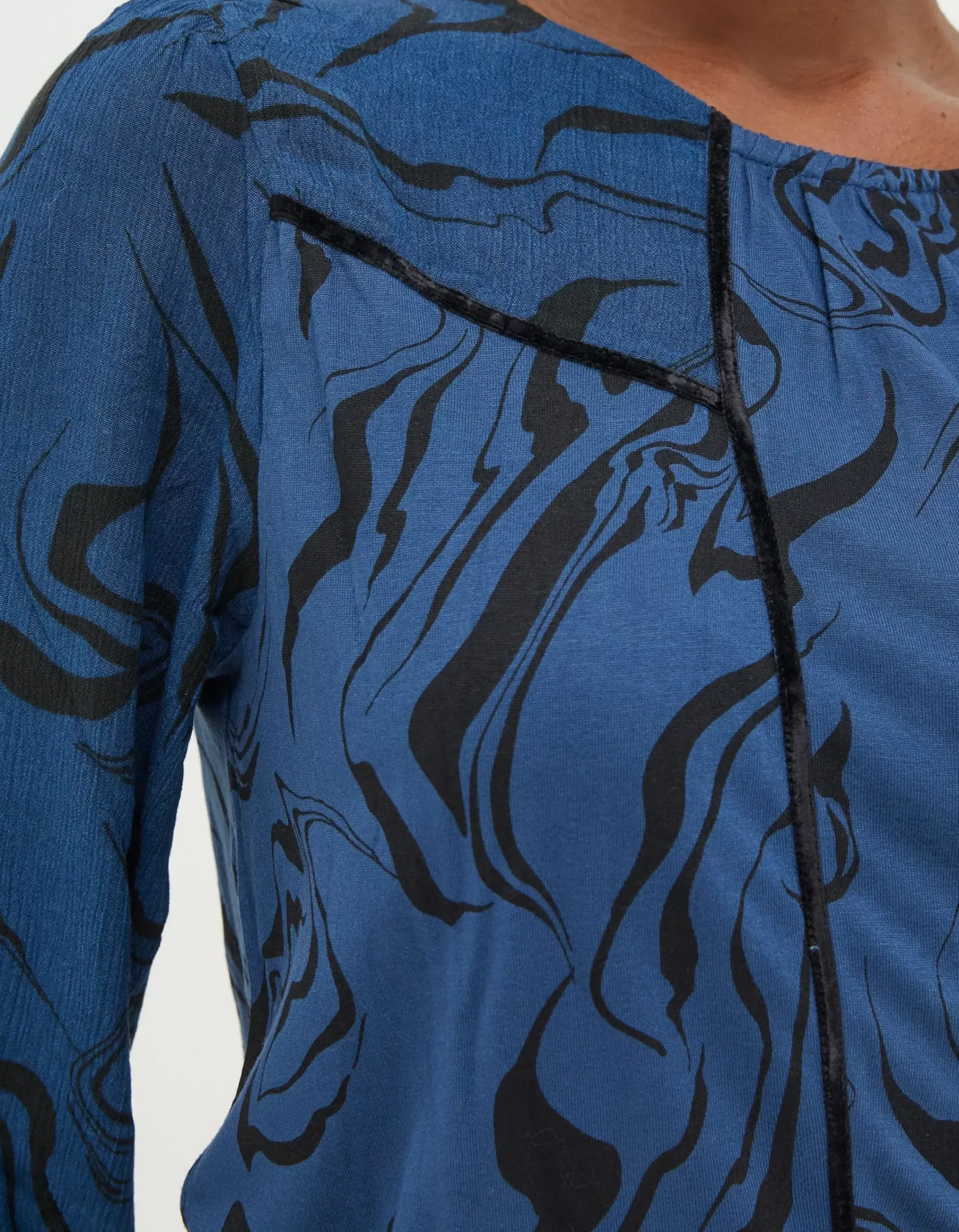 Women FatFace View All|Charlee Marble Print Top