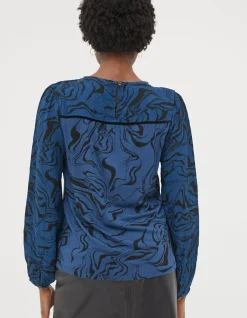 Women FatFace View All|Charlee Marble Print Top