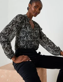 Women FatFace Shirts & Blouses|Charlie Abstract Blouse