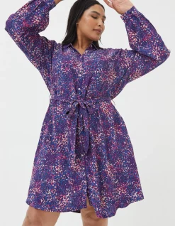 Women FatFace Dresses|Charlie Spot Shirt Dress