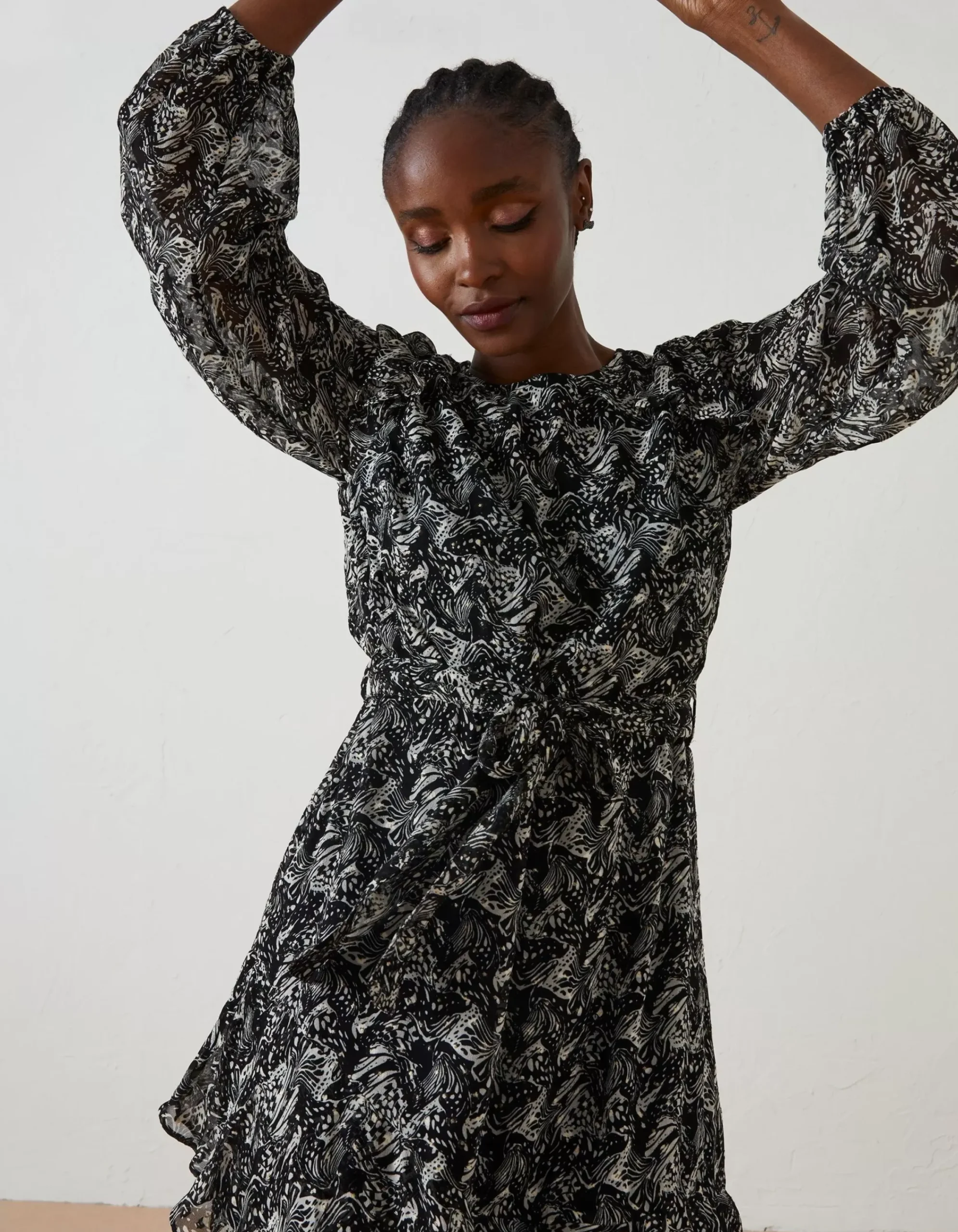 Women FatFace Dresses|Charlotte Abstract Print Dress