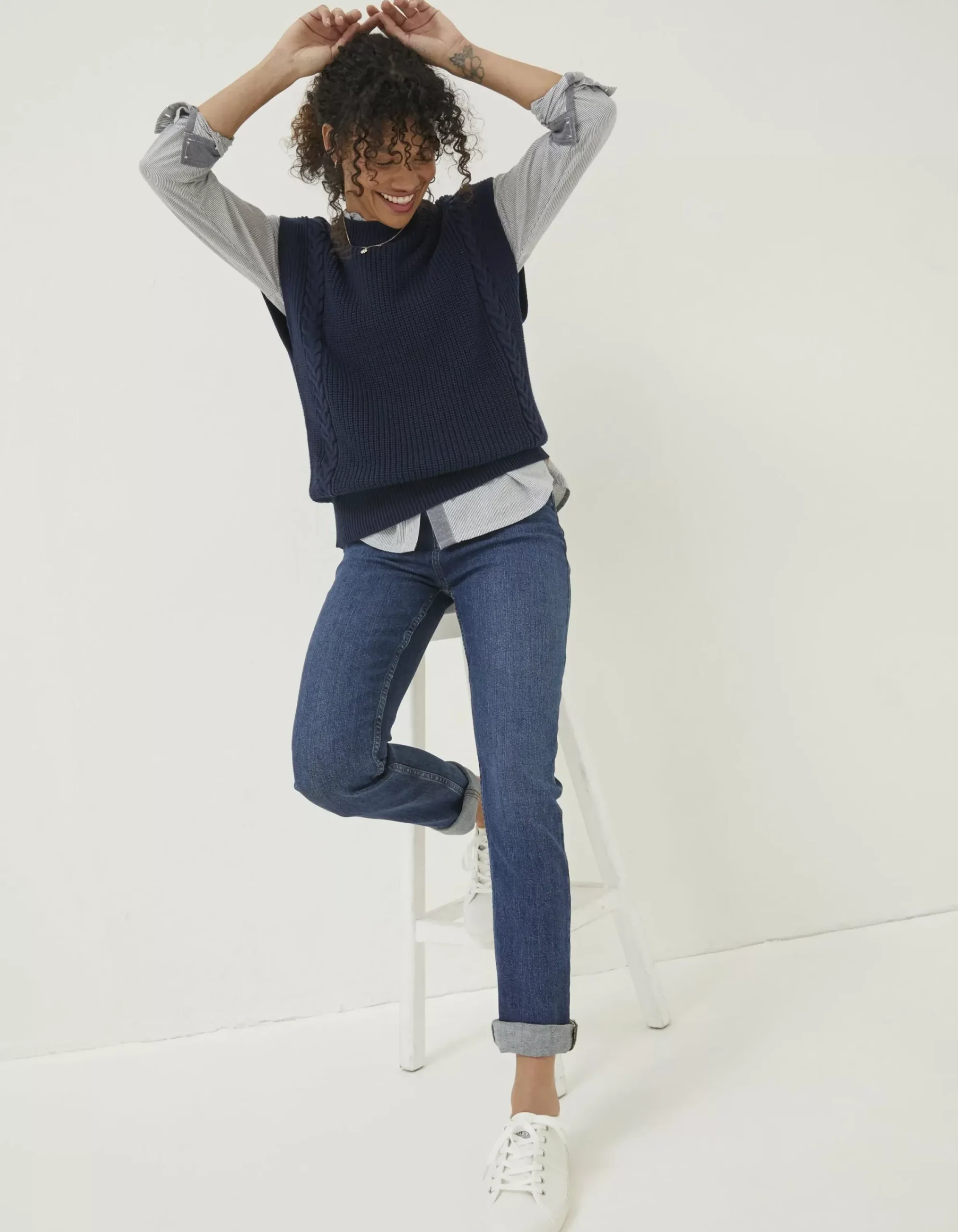 Women FatFace Jeans & Dungarees|Chesham Girlfriend Comfort Stretch Jeans