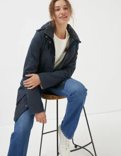 Women FatFace Coats & Jackets|Cheshire Longline Coat