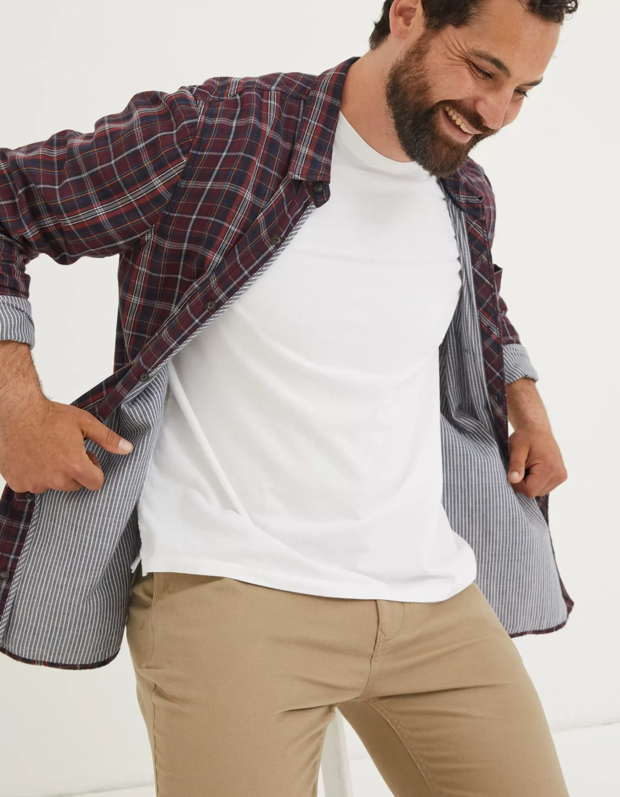 Men FatFace View All|Chesil Check Shirt