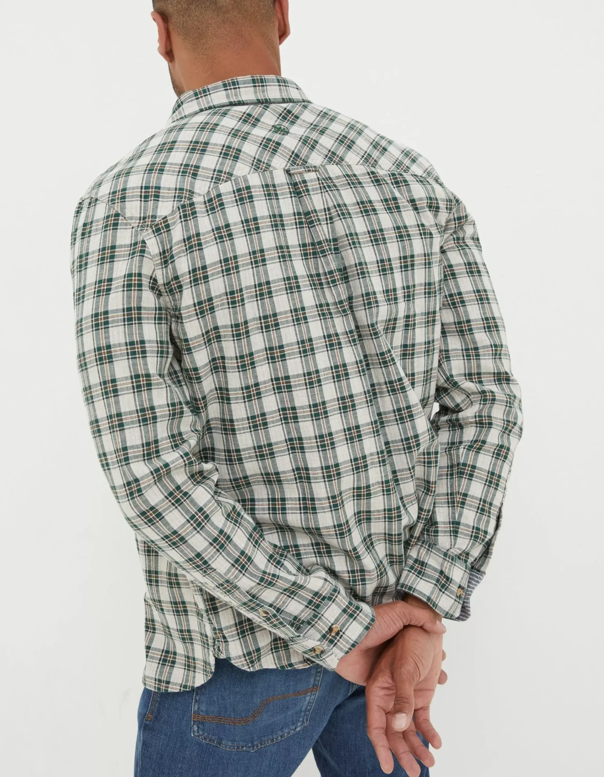 Men FatFace View All|Chesil Grid Check Shirt