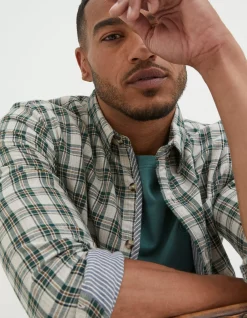 Men FatFace View All|Chesil Grid Check Shirt