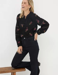 Women FatFace Shirts & Blouses|Chessie Embroidered Blouse