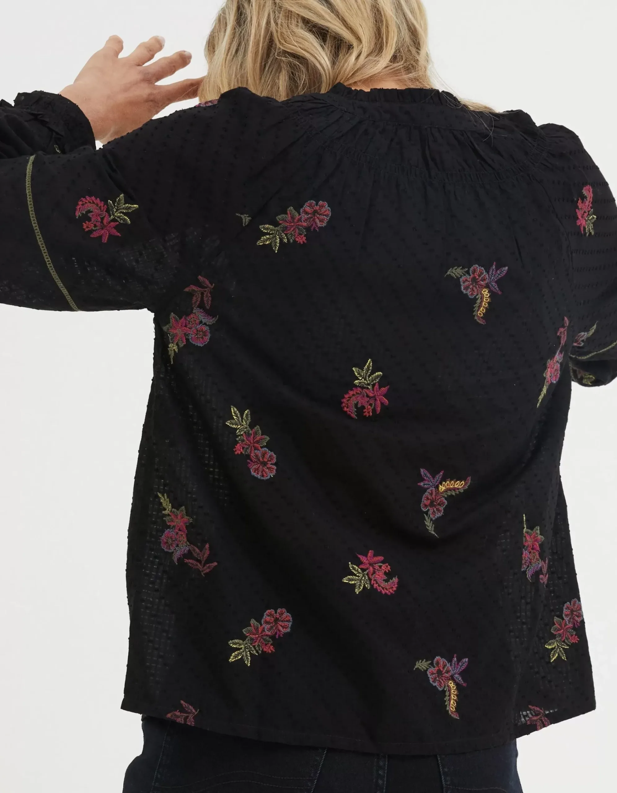 Women FatFace Shirts & Blouses|Chessie Embroidered Blouse