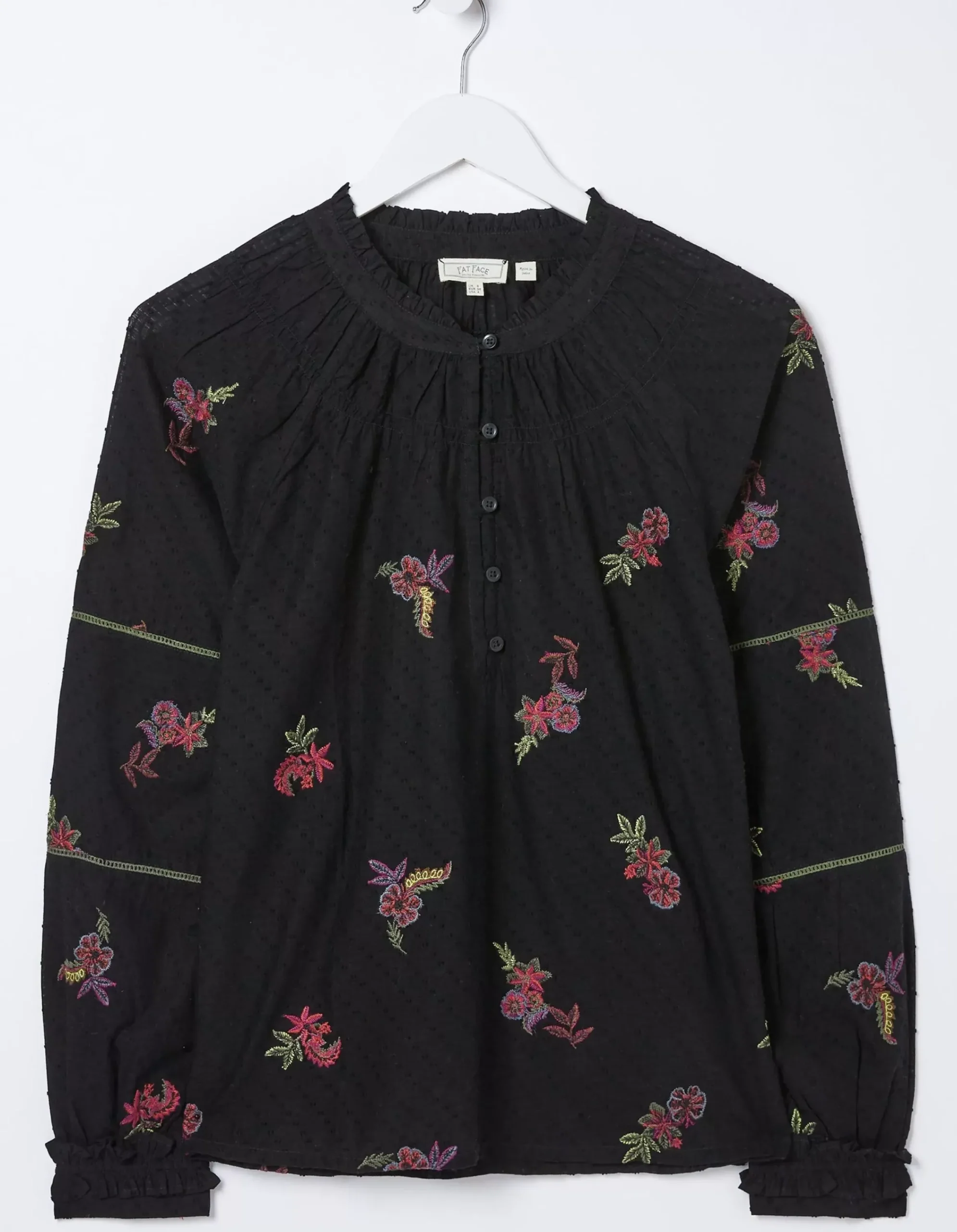 Women FatFace Shirts & Blouses|Chessie Embroidered Blouse