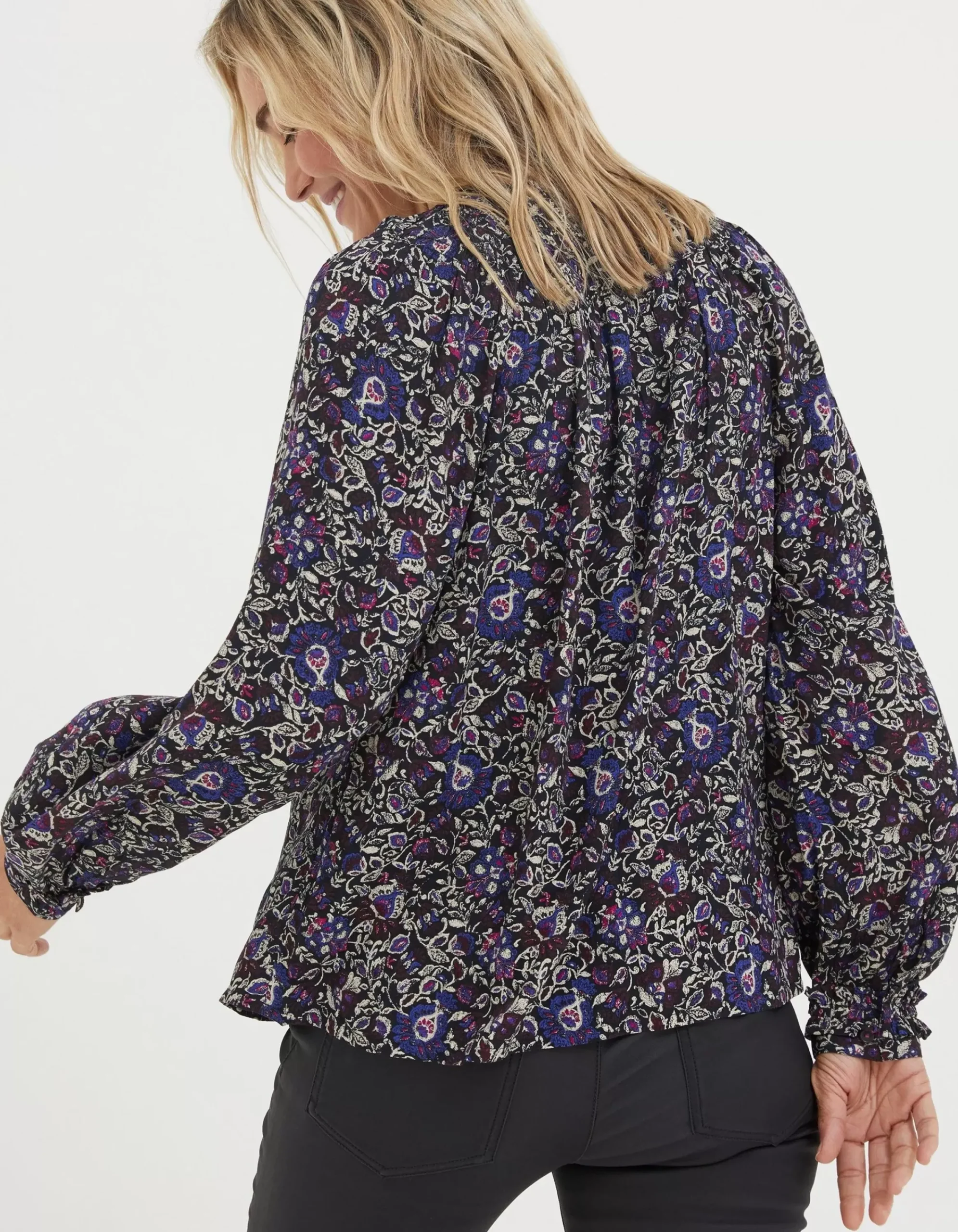 Women FatFace View All|Chessie Inspirit Floral Blouse