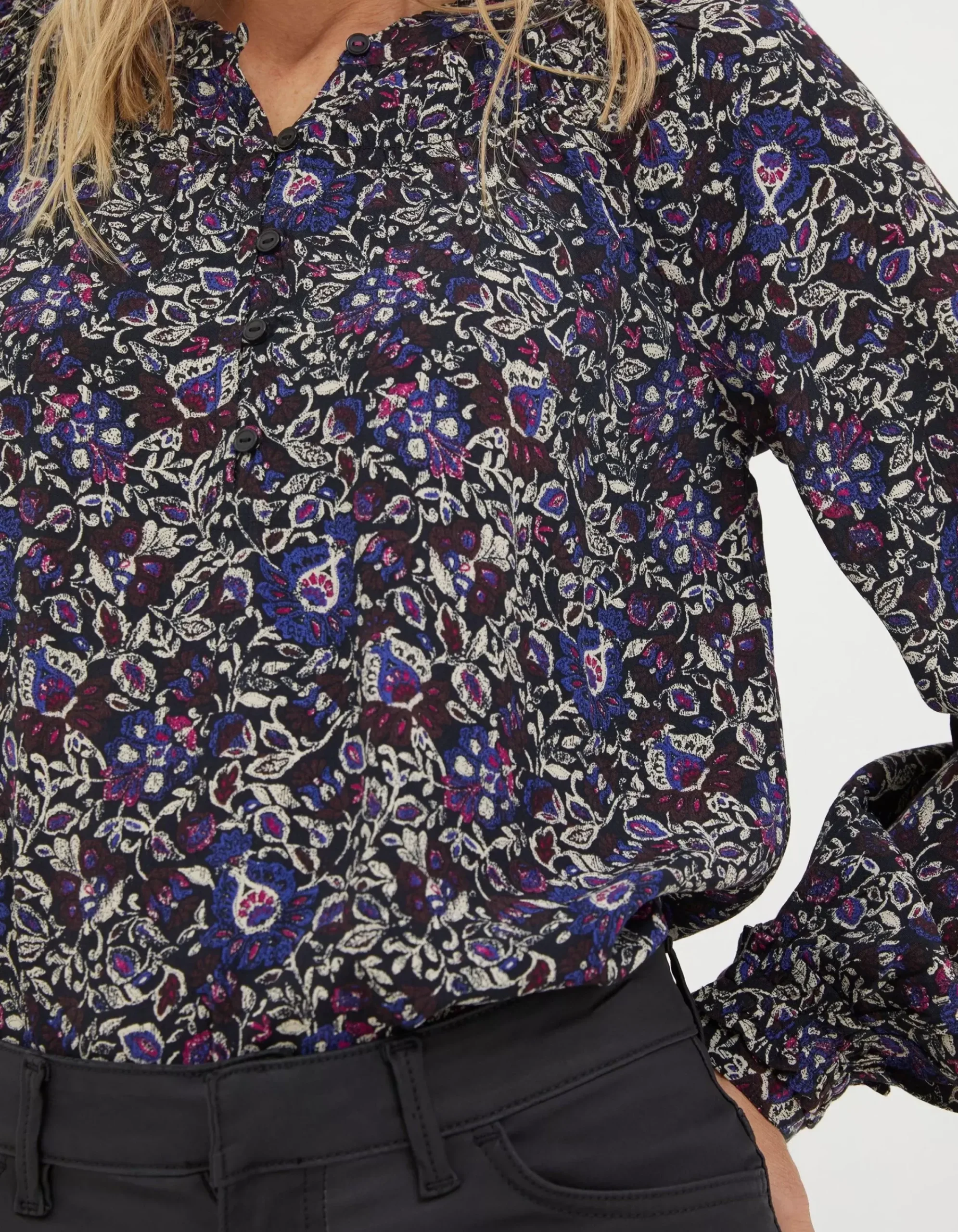 Women FatFace View All|Chessie Inspirit Floral Blouse