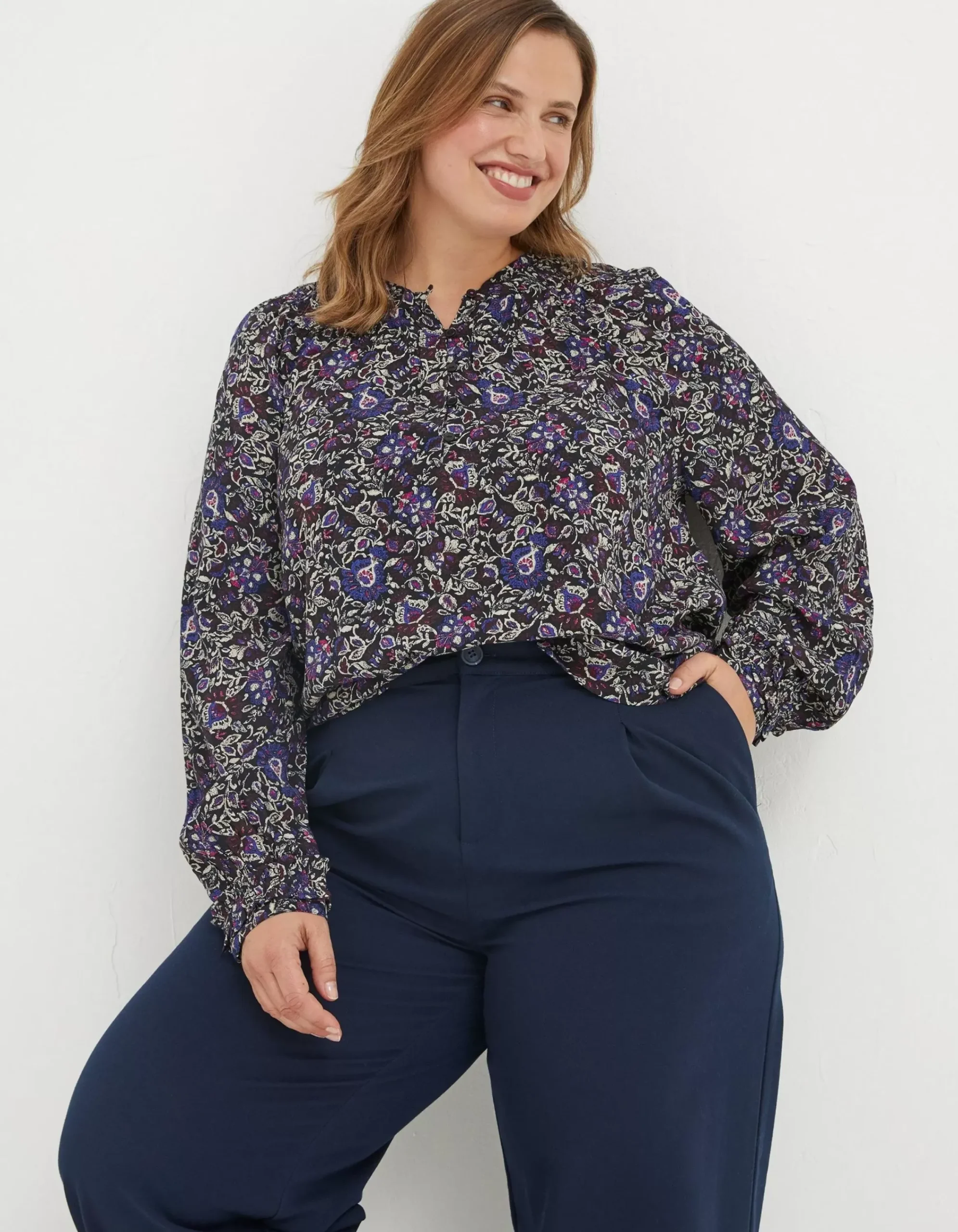 Women FatFace View All|Chessie Inspirit Floral Blouse