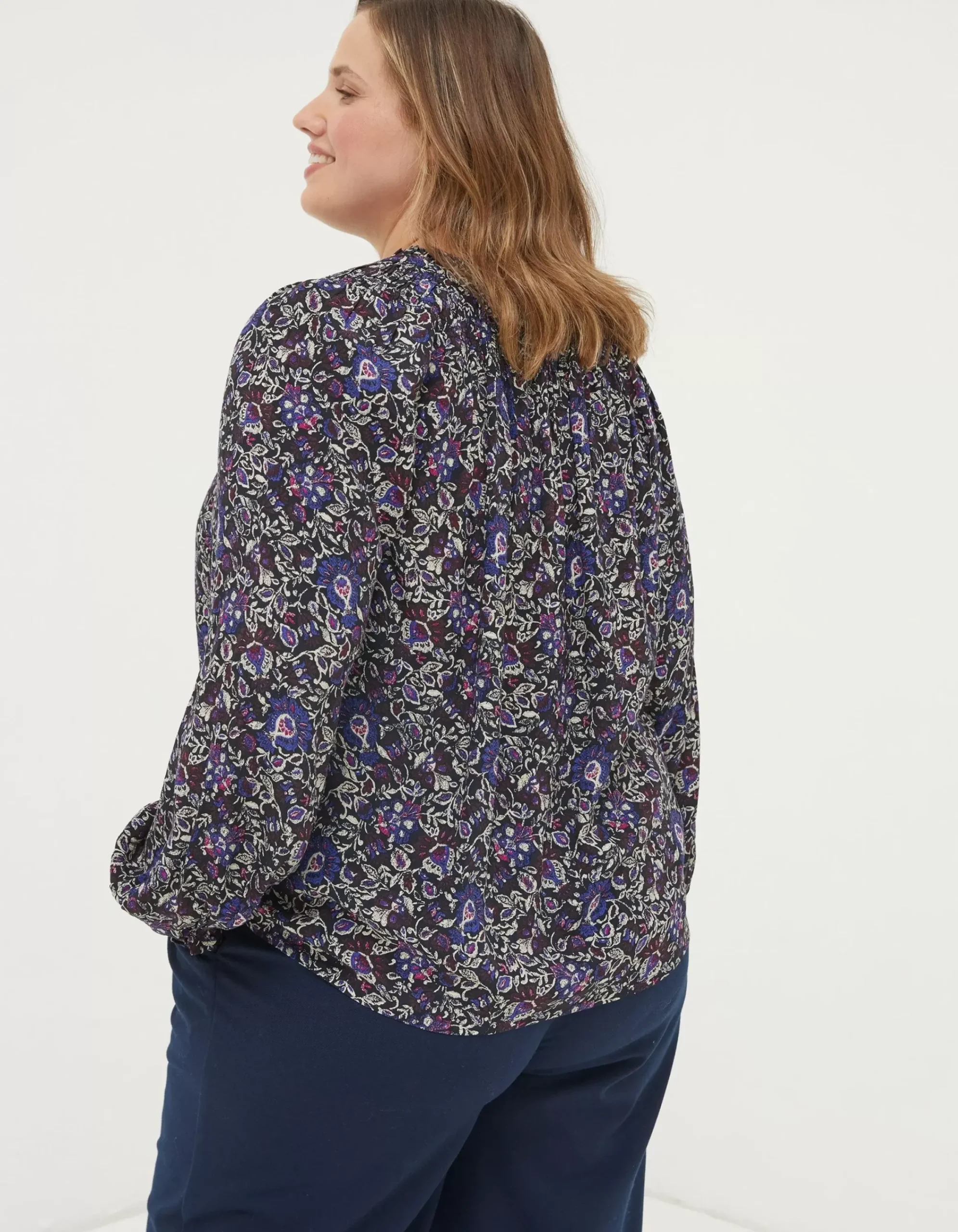 Women FatFace View All|Chessie Inspirit Floral Blouse