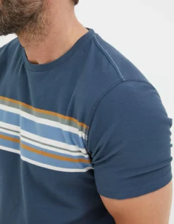 Men FatFace View All|Chest Stripe T-Shirt