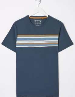Men FatFace View All|Chest Stripe T-Shirt