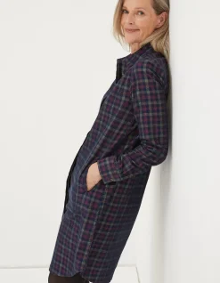Women FatFace Dresses|Chester Cord Check Dress