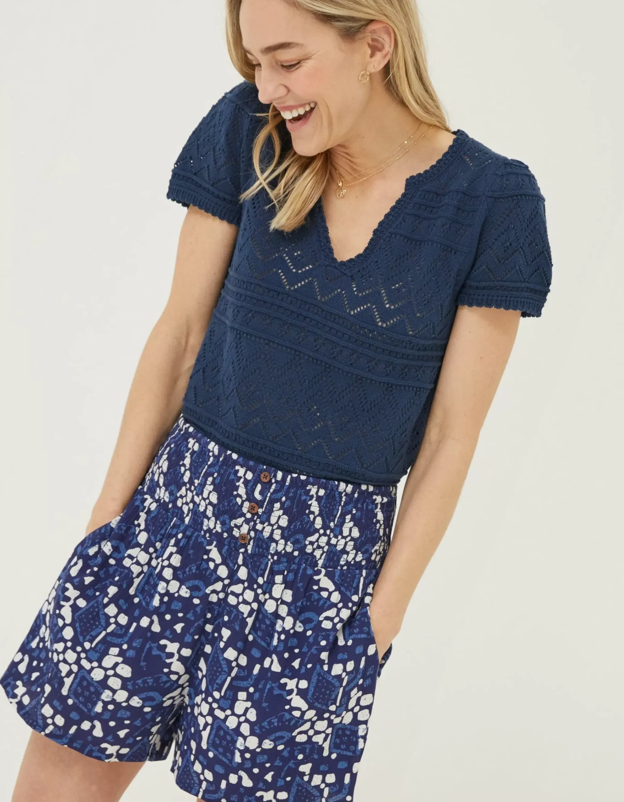 Women FatFace Knitwear|Chiara Knitted Top