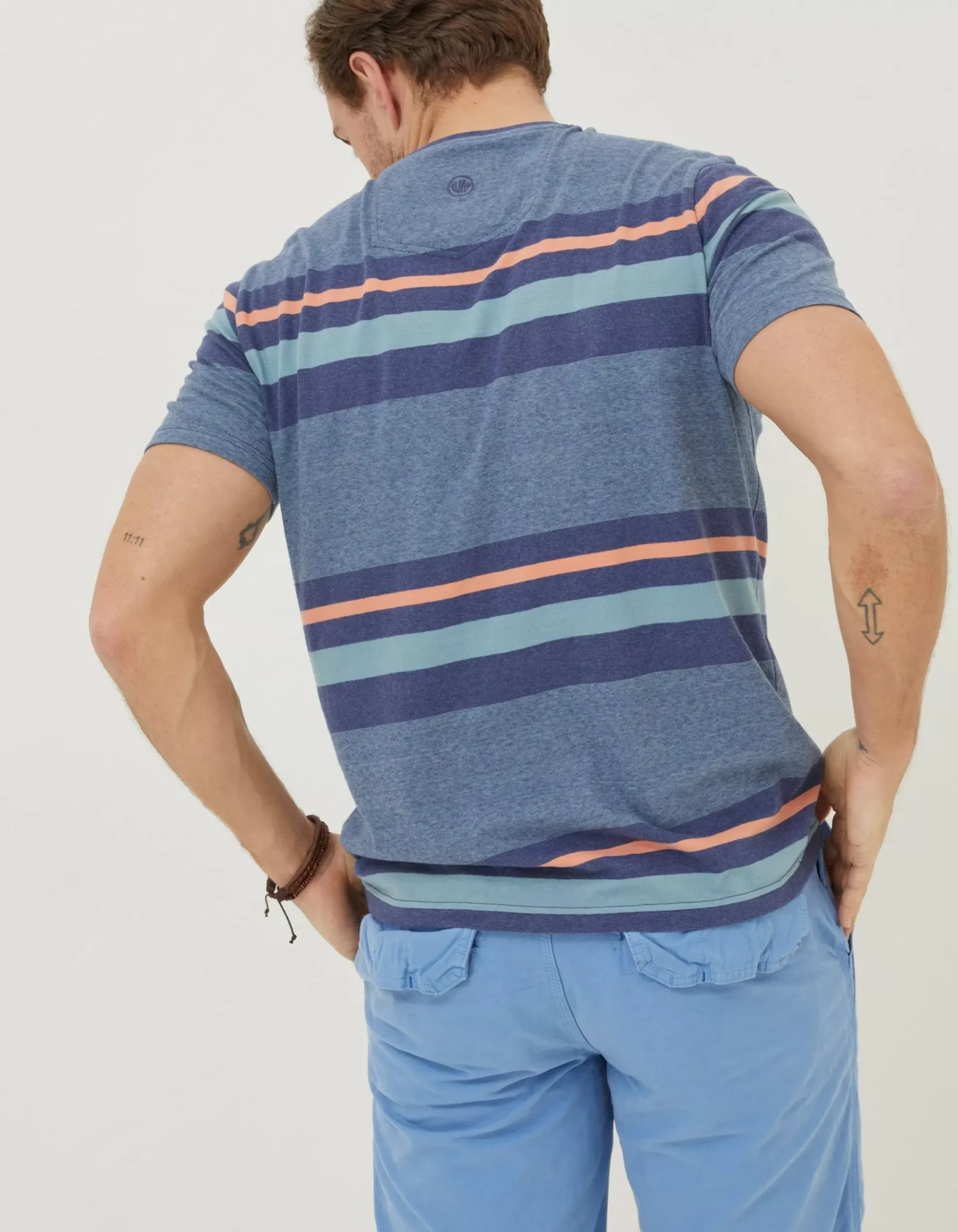 Men FatFace T-Shirts|Chilgrove Stripe T-Shirt