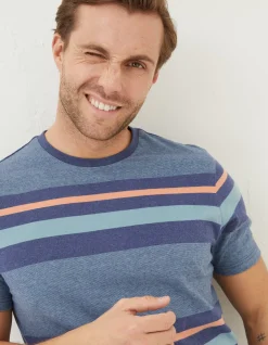Men FatFace T-Shirts|Chilgrove Stripe T-Shirt