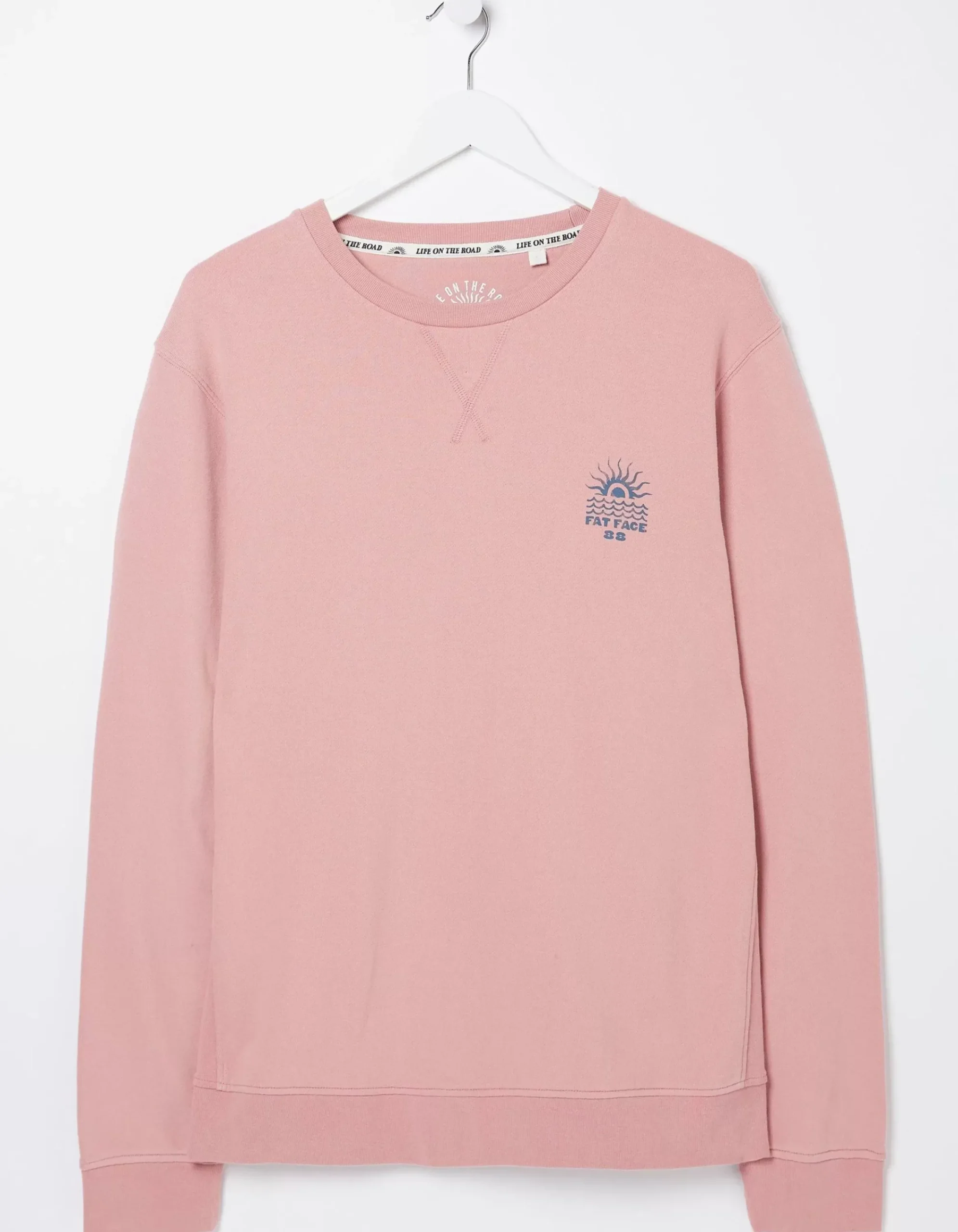 Men FatFace Sweatshirts & Hoodies|Circle Print Crew Sweatshirt