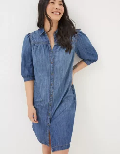 Women FatFace View All|Clara Denim Dress