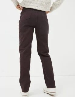 Women FatFace Trousers & Leggings|Cleo Canvas Barrel Leg Chino