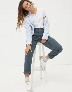 Women FatFace Trousers & Leggings|Cleo Canvas Barrel Leg Chino