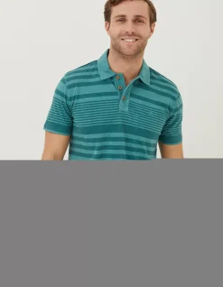 Men FatFace T-Shirts|Clifton Stripe Polo