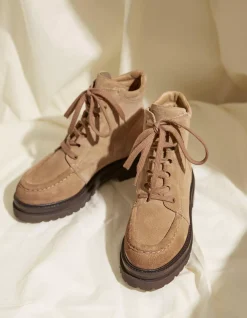 Women FatFace Boots|Clover Suede Apron Ankle Boot