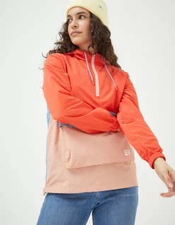 Women FatFace Coats & Jackets|Colour Block Packaway Mac