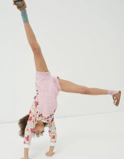 Girls FatFace View All|Coloured Shortie Dungarees