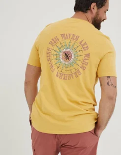Men FatFace T-Shirts|Compass T-Shirt