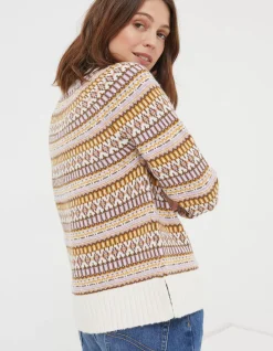 Women FatFace Knitwear|Coraline Fairisle Jumper